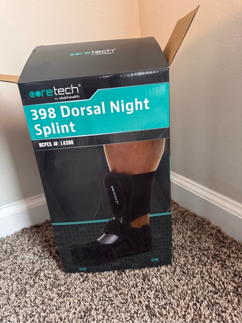 398 Dorsal night Splint size L/XL plantar fasciitis help